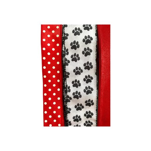 DIY Dog Pet Wreath Making Kit, Doghouse Shaped Sign Ribbon Bundle Set - Picture 6 of 11